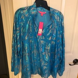 Brand new Lilly Pulitzer Galiana top